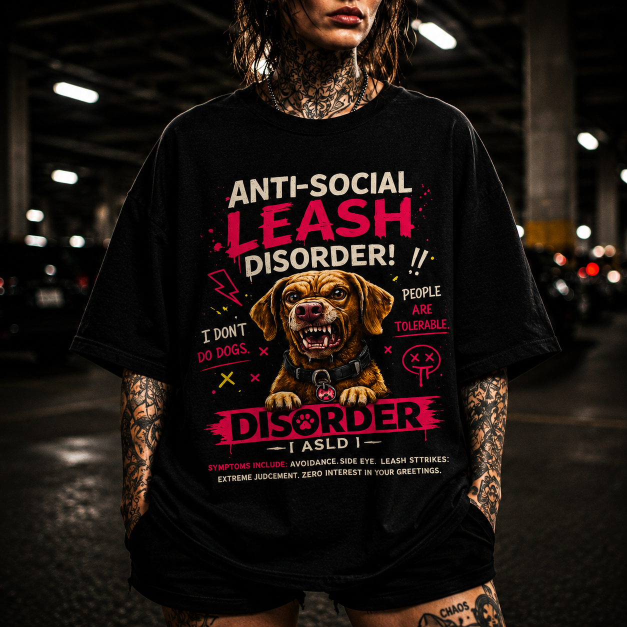 Rottweiler Dog - Anti-Social Leash Disorder