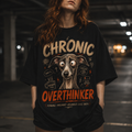 Brooding Italian Greyhound Dog Tee - Chronic Overthinker