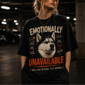Serious Look Husky Dog - Emotionally Unavailable