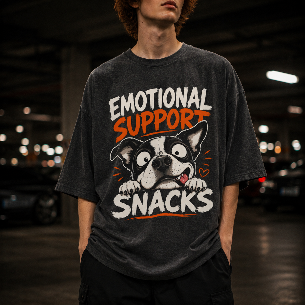 Craving Dog French Bulldog Tee - Emotional Snacks