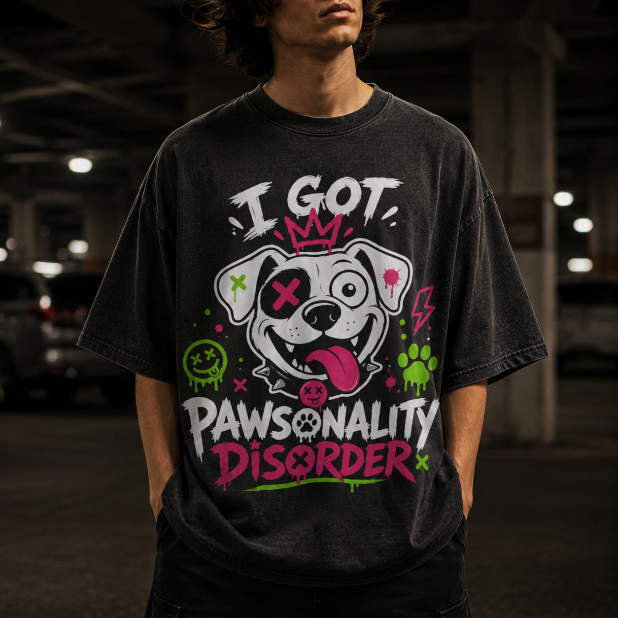 Proud Labrador Dog Wink Tee - I Got Pawsonality Disorder