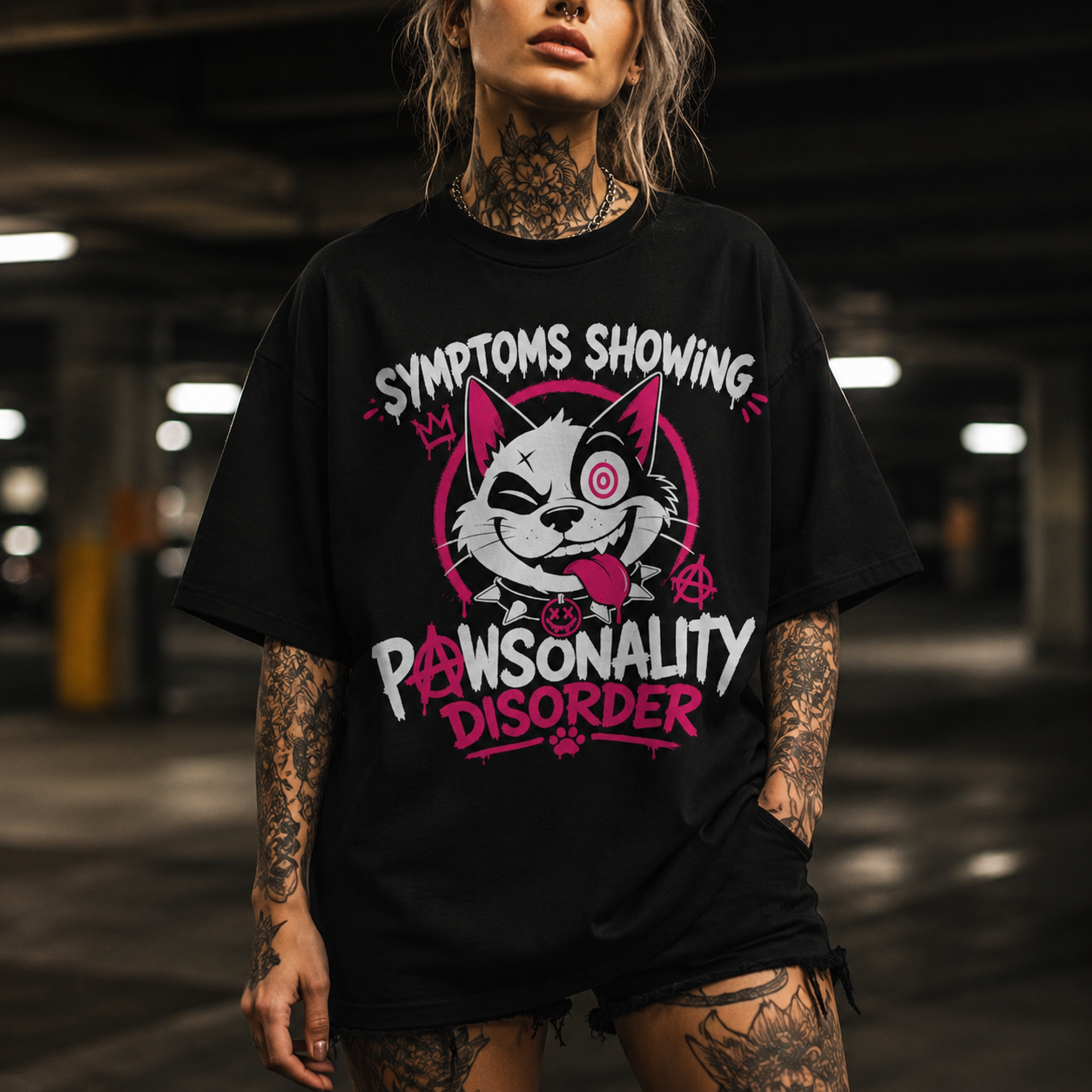 Devilish Smile Cat - Symtoms Showing