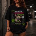 Defensive Chihuahua Dog Chart Tee - Protective Delusion Complex