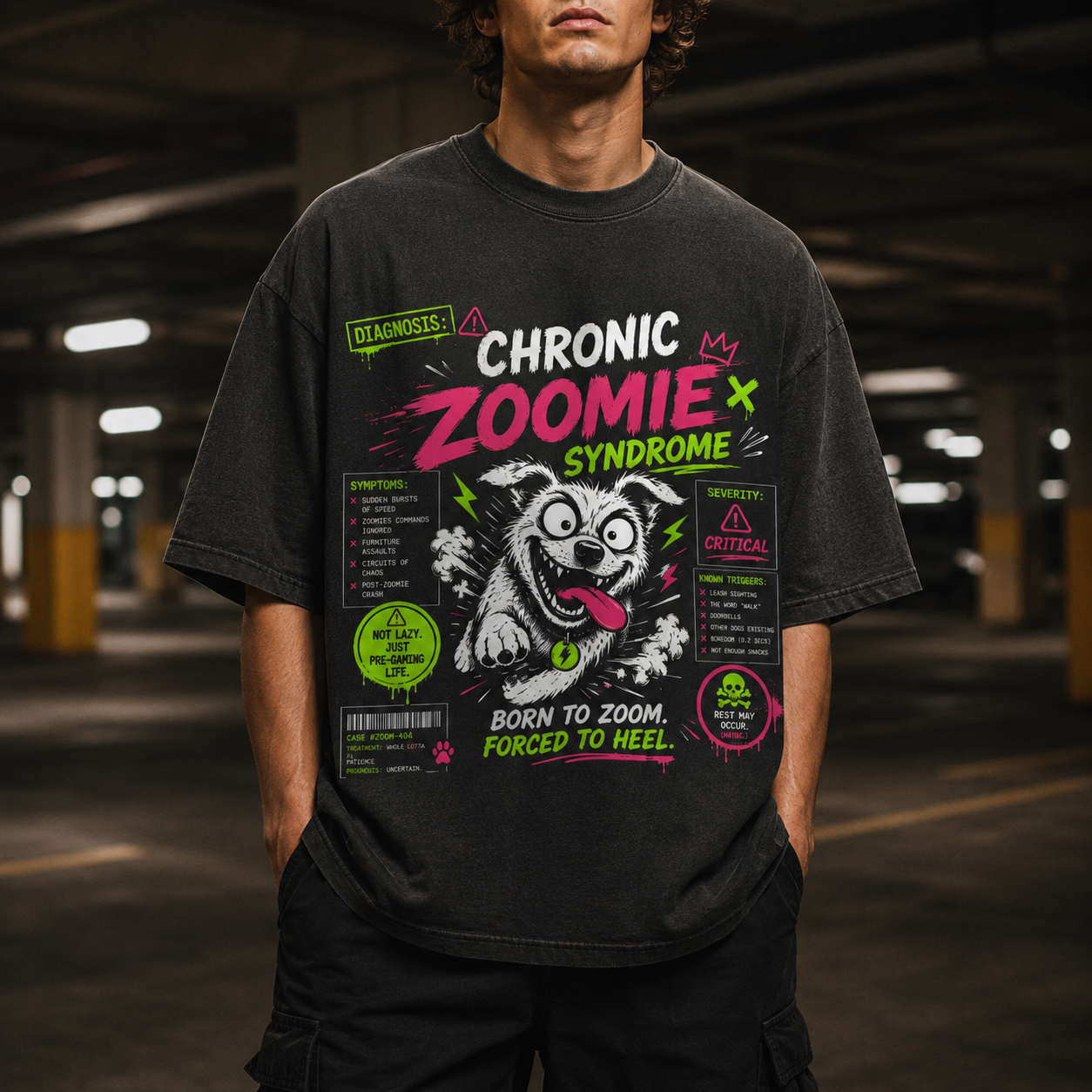 Speedy Dog Terrier Tee  - Explosive Zoomie