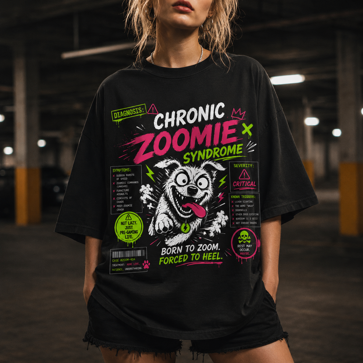 Speedy Dog Terrier Tee  - Explosive Zoomie