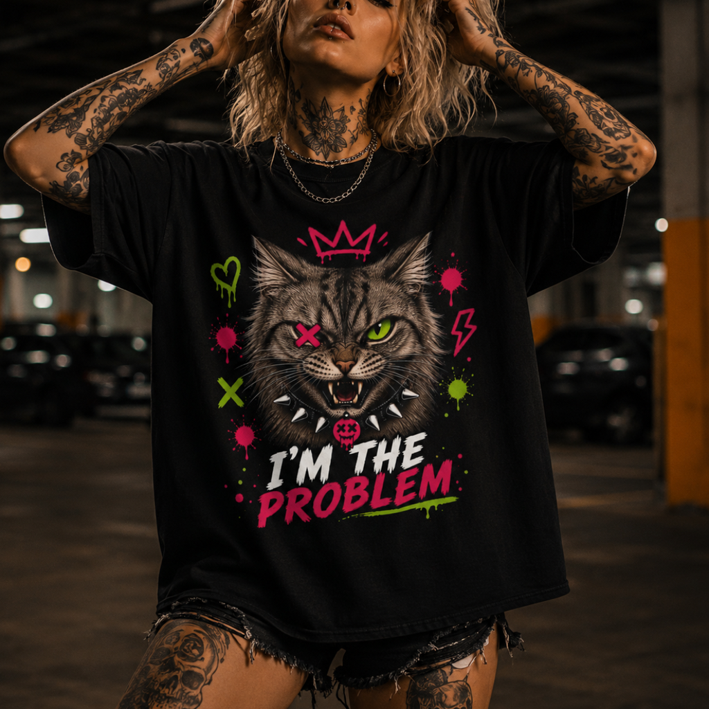 Arrogant Main Coon Cat Tee - I’m The Problem