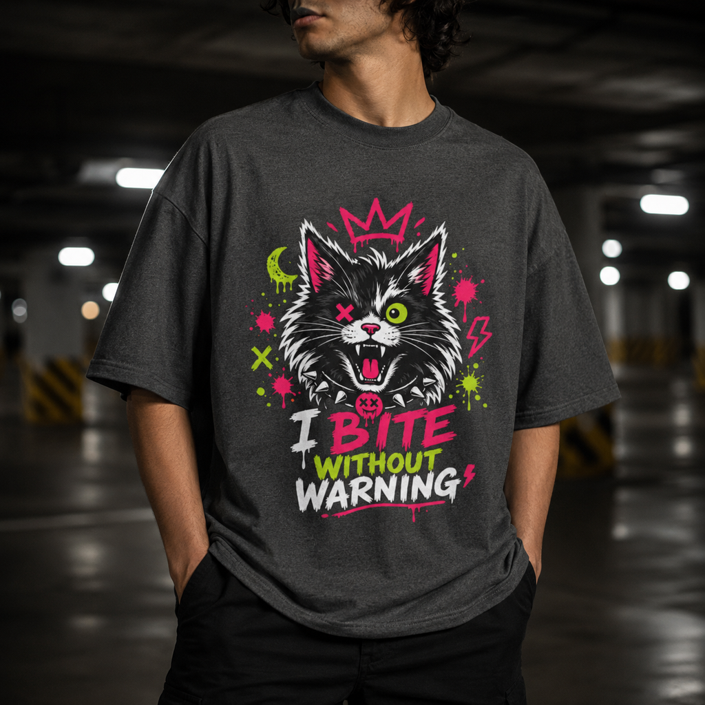 Rough Bombay Cat - I Bite Without Warning