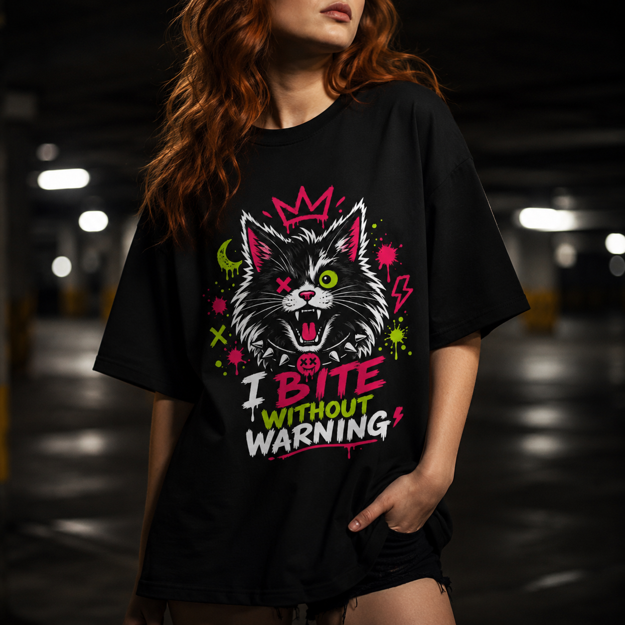 Rough Bombay Cat - I Bite Without Warning