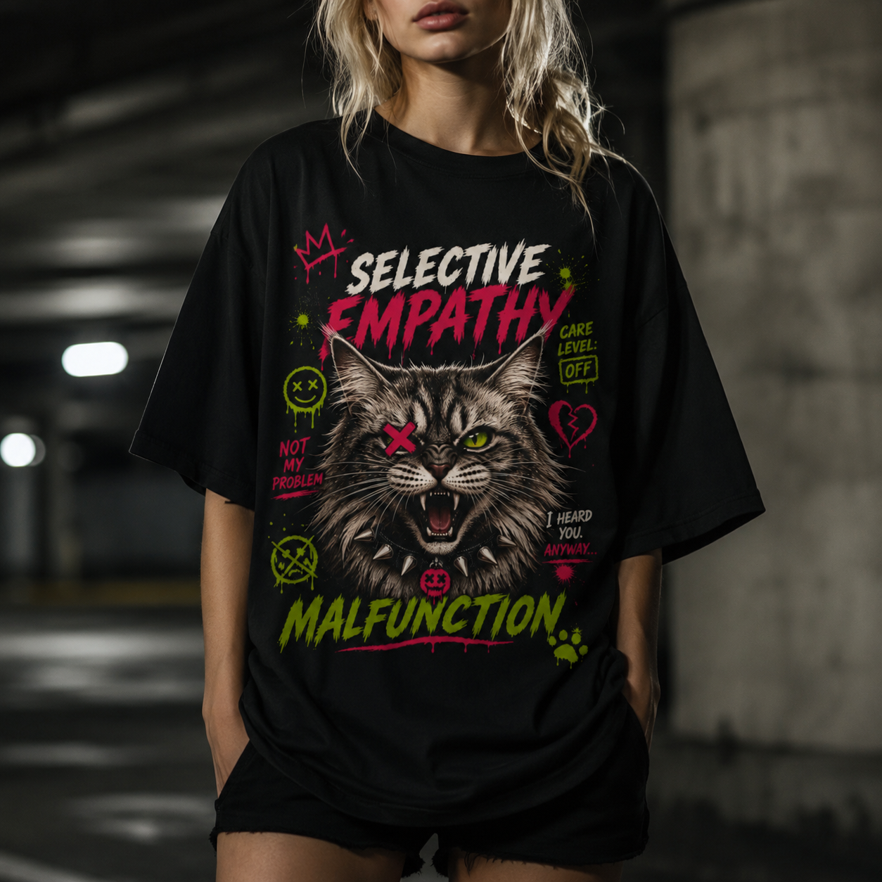 Malice American Curl Cat - Selective Empathy