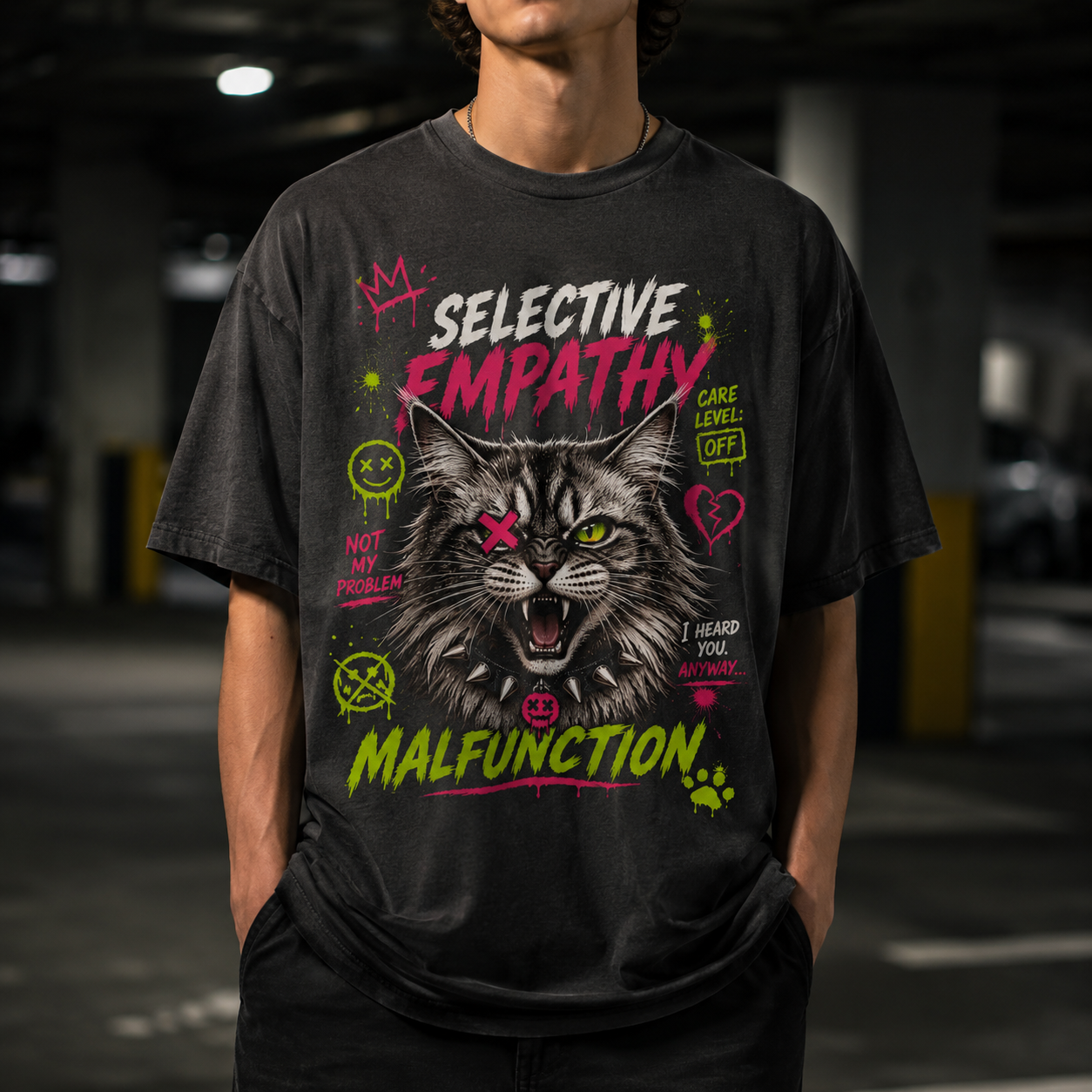 Malice American Curl Cat - Selective Empathy