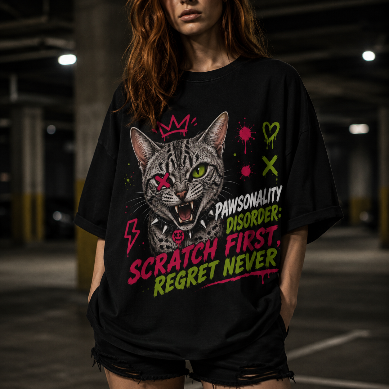 Unapolofetic American Curl Cat - Regret Never