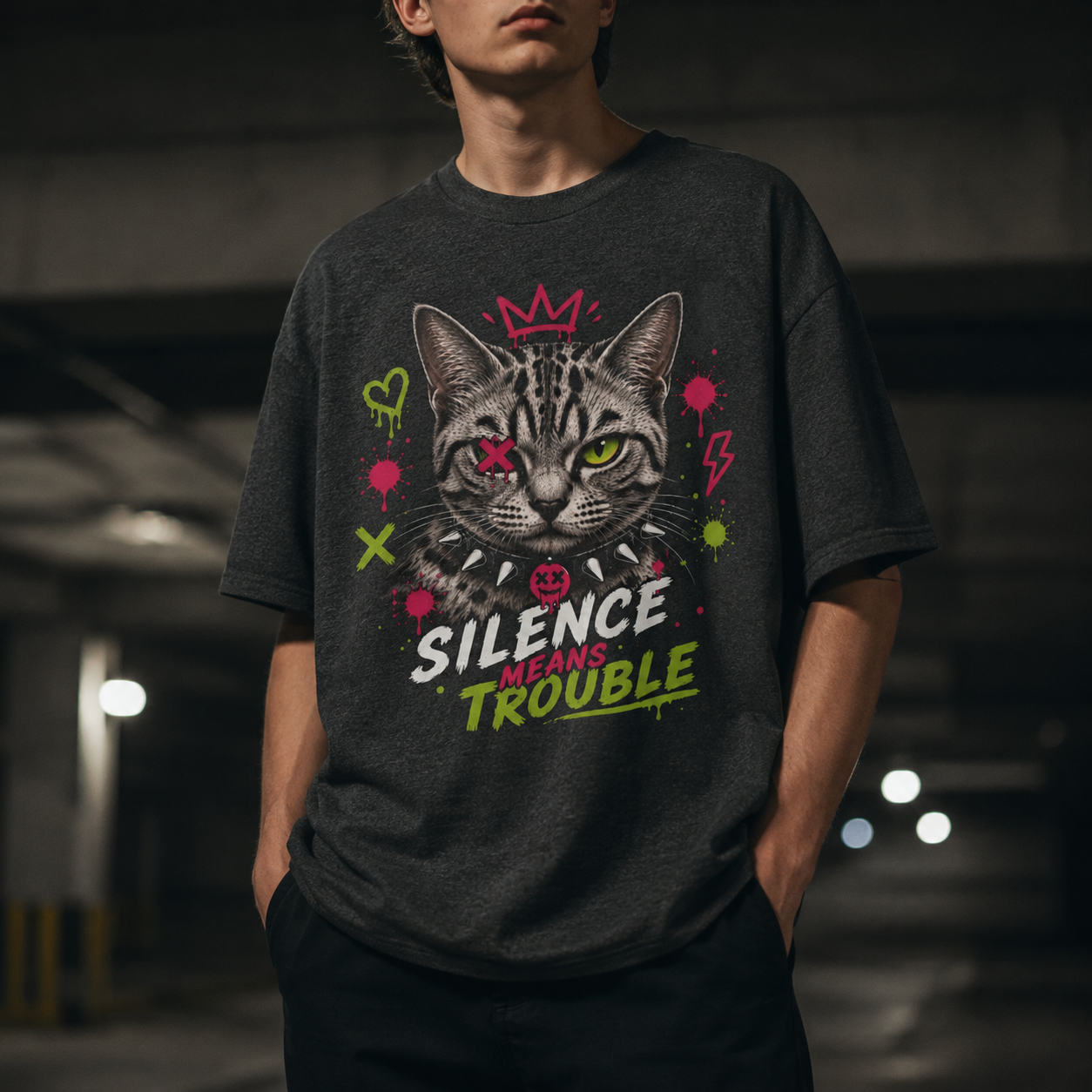 Determined Sokoke Cat - Silence Means Trouble