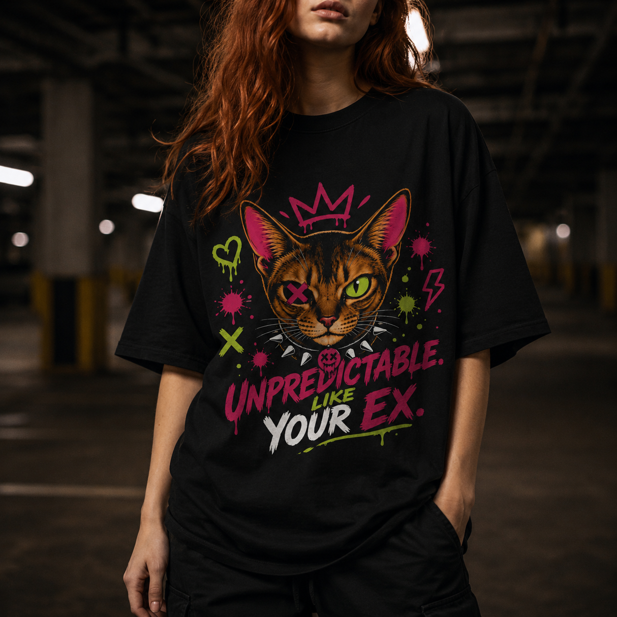 Toxic Ginger Cat - Unpredictable Like Your Ex