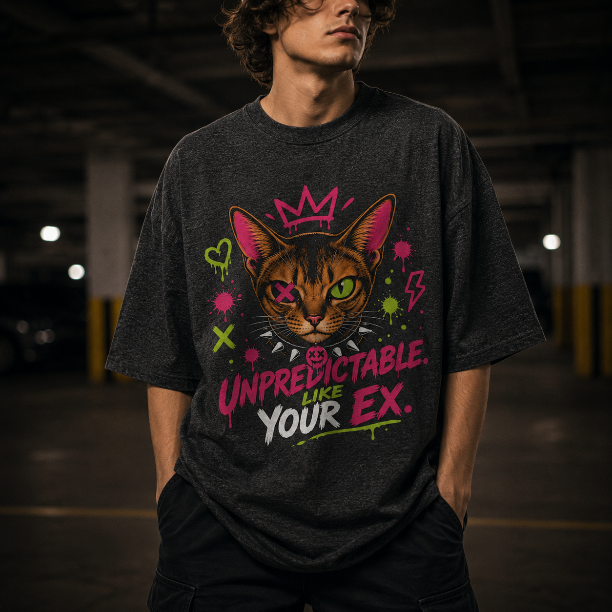 Toxic Ginger Cat - Unpredictable Like Your Ex