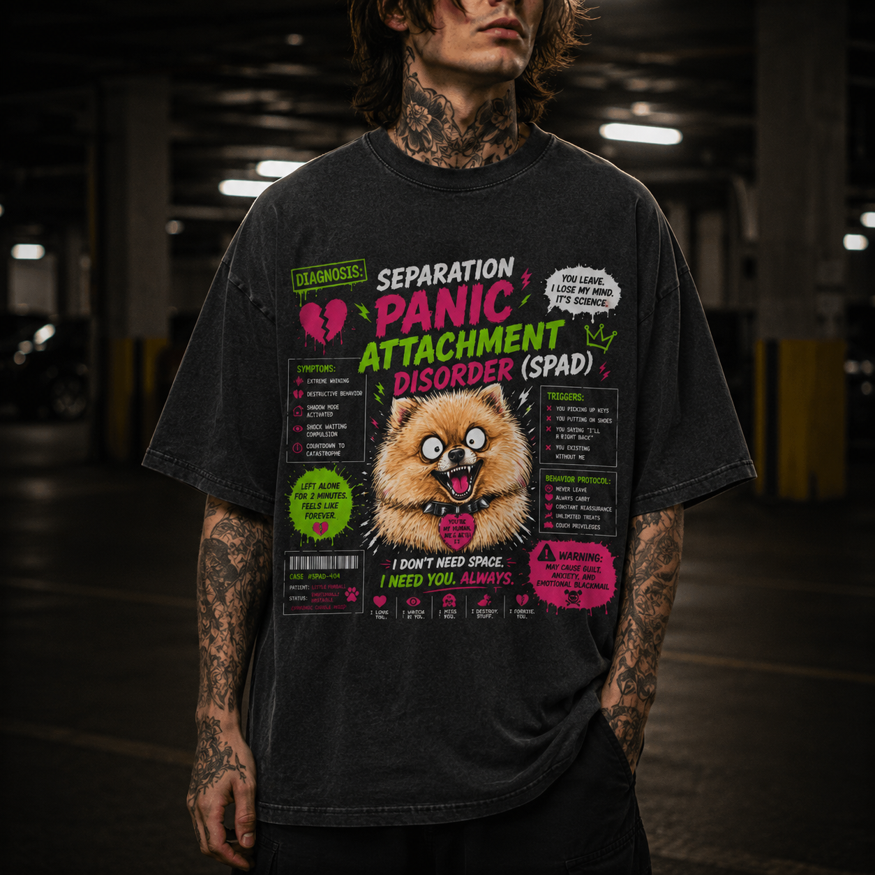 Fearful Pomeranian Dog - Separation Panic Attachment