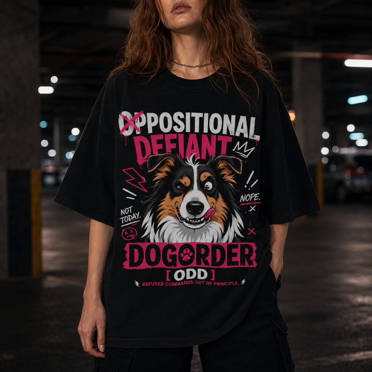 Rebellious Long-Haired Collie Dog - Oppositional Defiant
