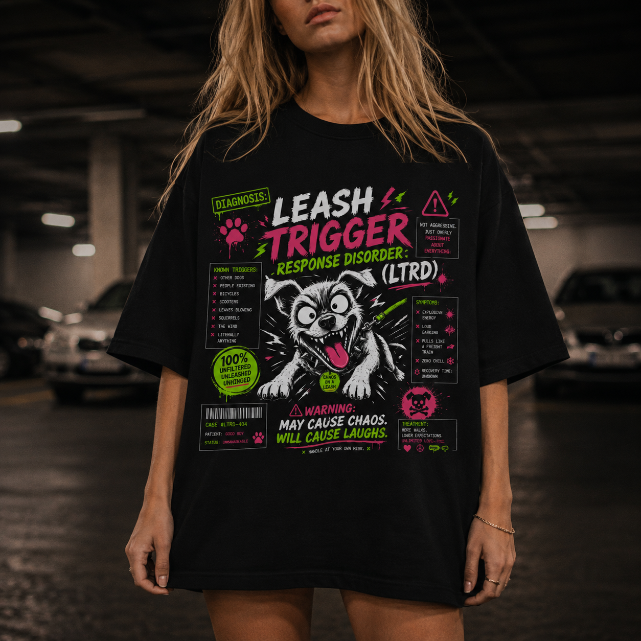 Over Stimulated Great Pyrenees Dog - Leash Trigger