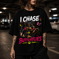Cute Puppy T-Shirt Dog - I Chase Butterflies